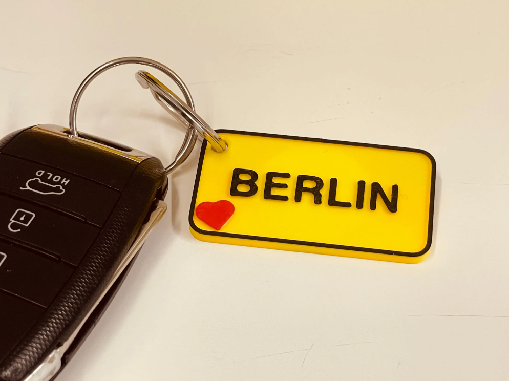 Limited Edition: Berlin Schlüsselanhänger mit NFC – Nur 20 Stück für 4,99 € inkl. Versand! Hol dir deinen individuellen Anhänger auf www.kinimod3d.shop 🔥 #Schlüsselanhänger #Berlin