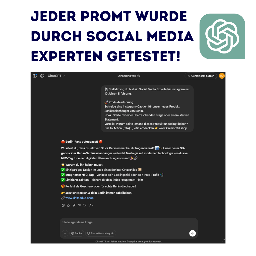 Social-Media-Guide mit ChatGPT