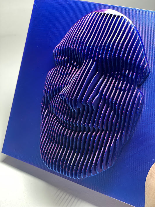 Personalisierter 3D-Gesichtsabdruck – Dein Gesicht als detailreiches 3D-Relief! Basierend auf deinem Foto, nachhaltig aus PLA gedruckt, entsteht ein einzigartiges Kunstwerk mit plastischer Tiefe. Ideal als personalisiertes Geschenk, moderne Wanddekoration oder als unvergessliche Erinnerung. Jedes Stück wird mit höchster Präzision gefertigt, um deine Gesichtszüge naturgetreu darzustellen.