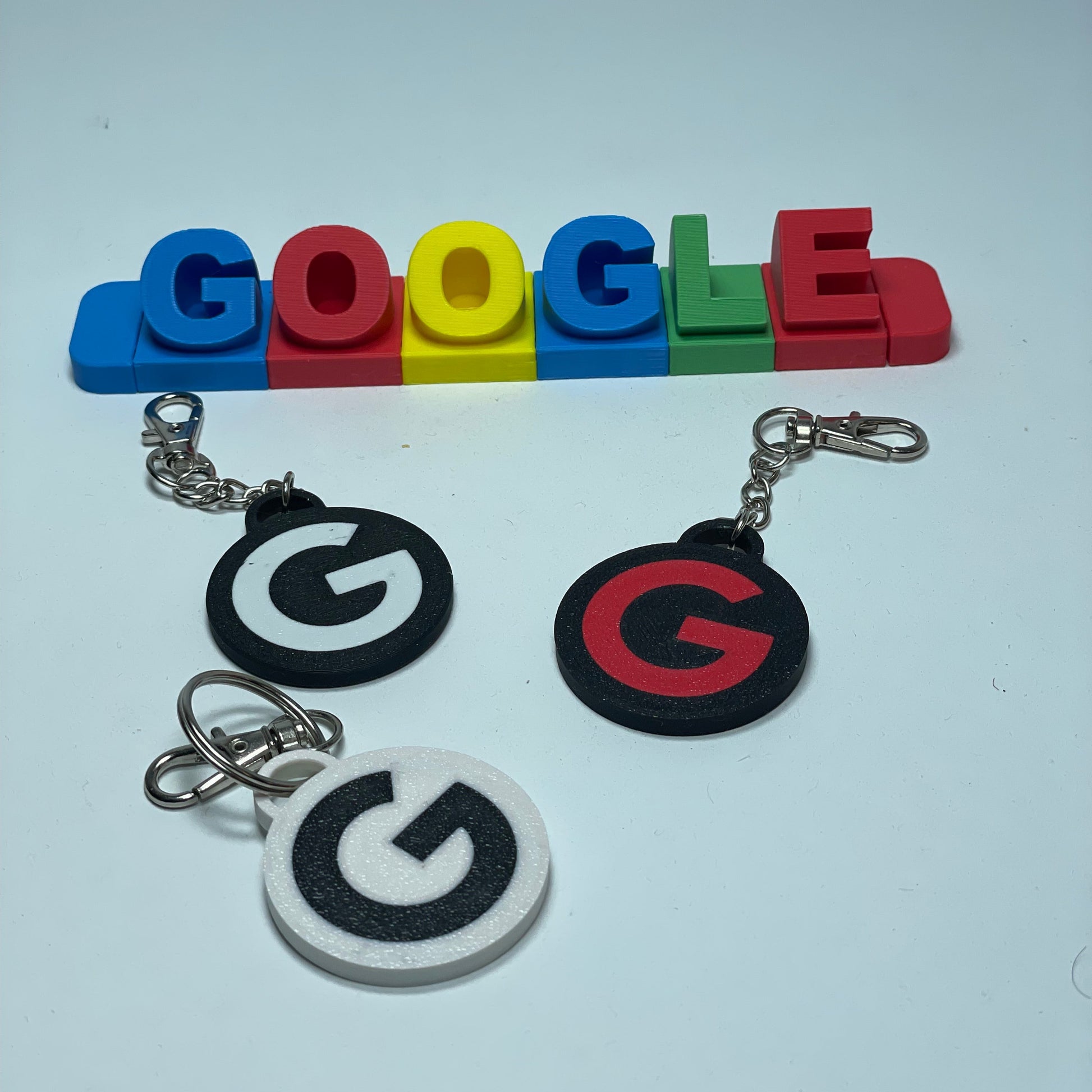 Google Bewertungsanhänger: Nachhaltiger 3D-Druck aus PLA, NFC-Tag integriert, modernes Design. Ideal für Kundenbewertungen mit nur einem Klick.